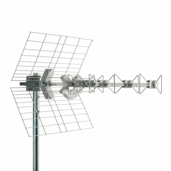 Fracarro BLU10HD 5G 4G LTE Εξωτερική Κεραία Τηλεόρασης (δεν απαιτεί τροφοδοσία) σε Λευκό Χρώμα Σύνδεση με Ομοαξονικό Καλώδιο